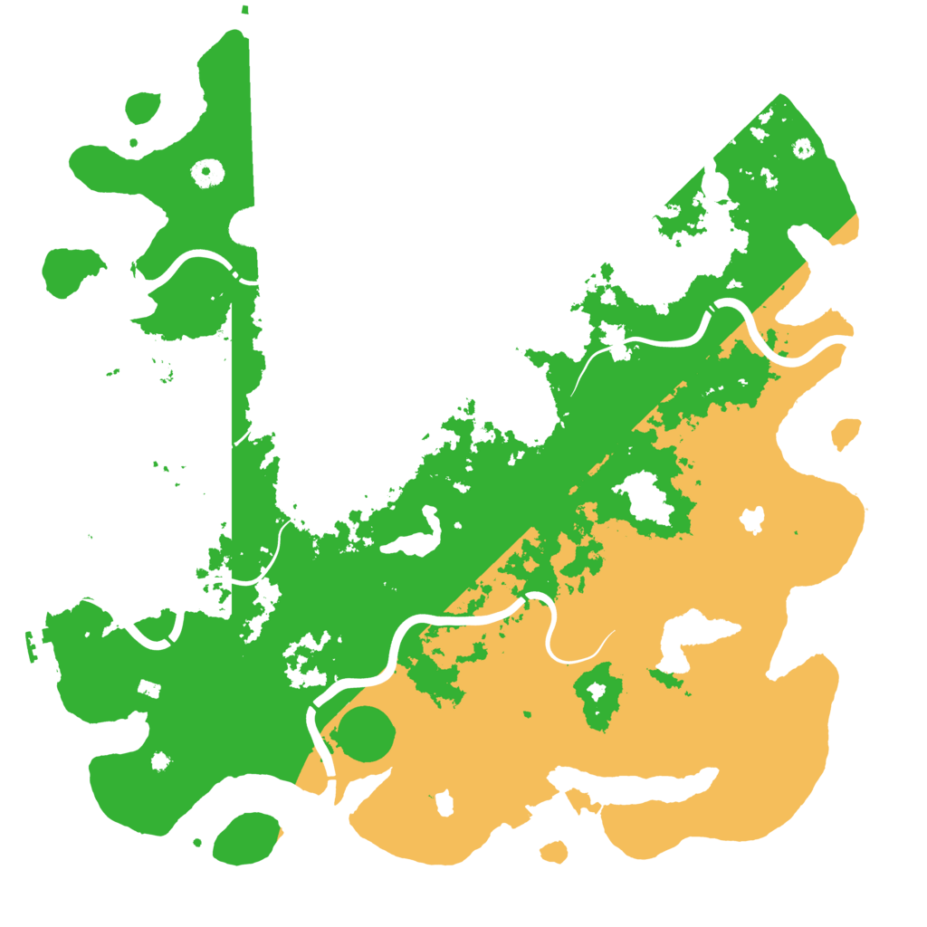 Biome Rust Map: Procedural Map, Size: 4500, Seed: 58717288