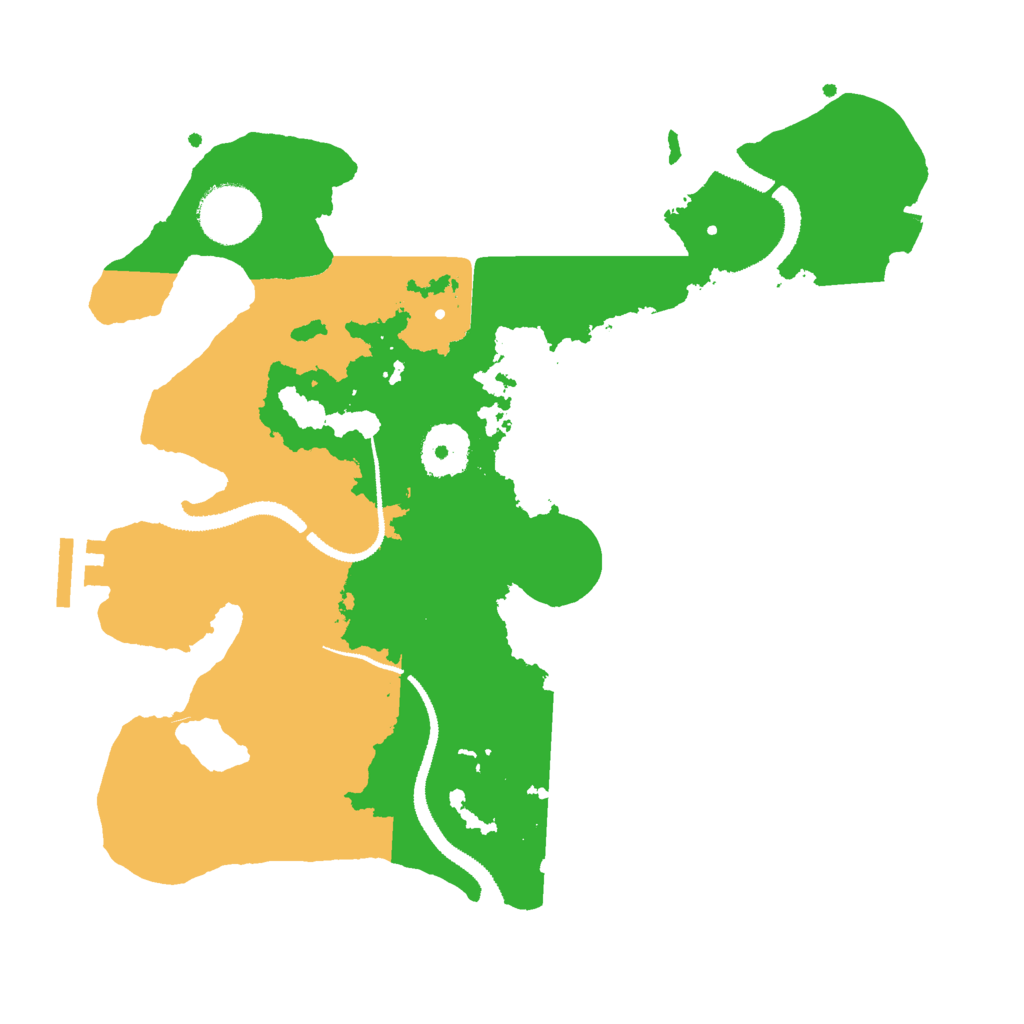 Biome Rust Map: Procedural Map, Size: 3000, Seed: 485785634