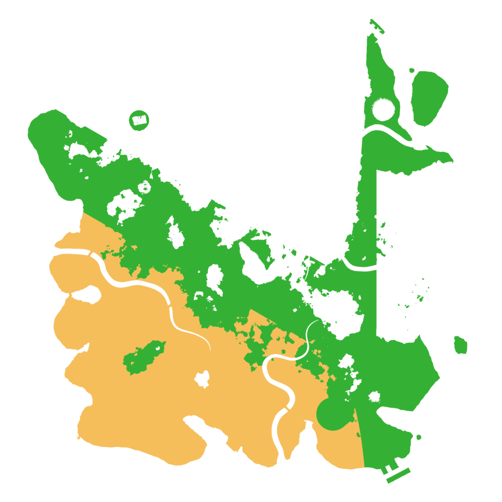 Biome Rust Map: Procedural Map, Size: 4000, Seed: 190722