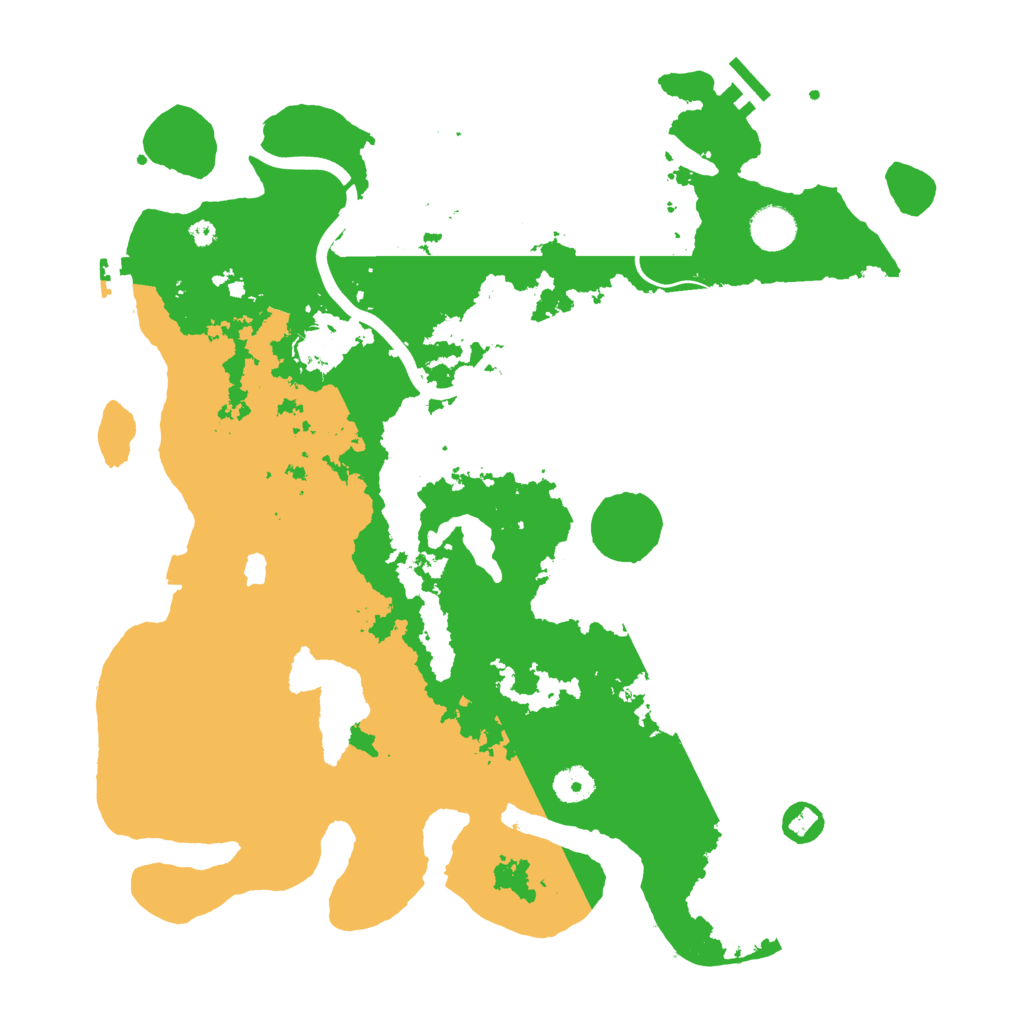 Biome Rust Map: Procedural Map, Size: 4000, Seed: 1987107159