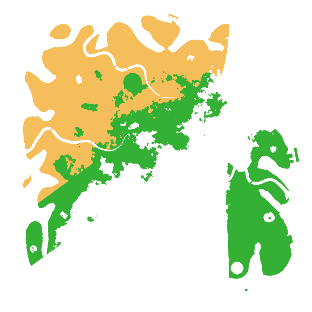 Biome Rust Map: Procedural Map, Size: 4500, Seed: 329870445