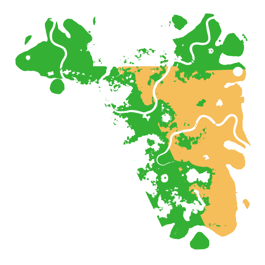 Biome Rust Map: Procedural Map, Size: 5000, Seed: 93838356