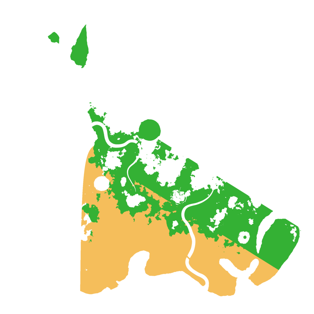 Biome Rust Map: Procedural Map, Size: 3900, Seed: 1551466061
