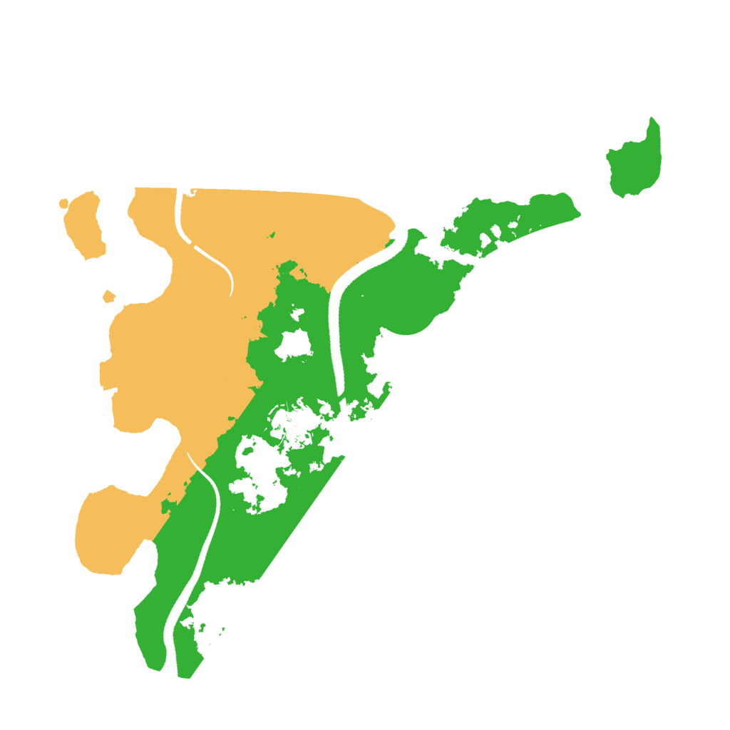 Biome Rust Map: Procedural Map, Size: 3000, Seed: 1337404666
