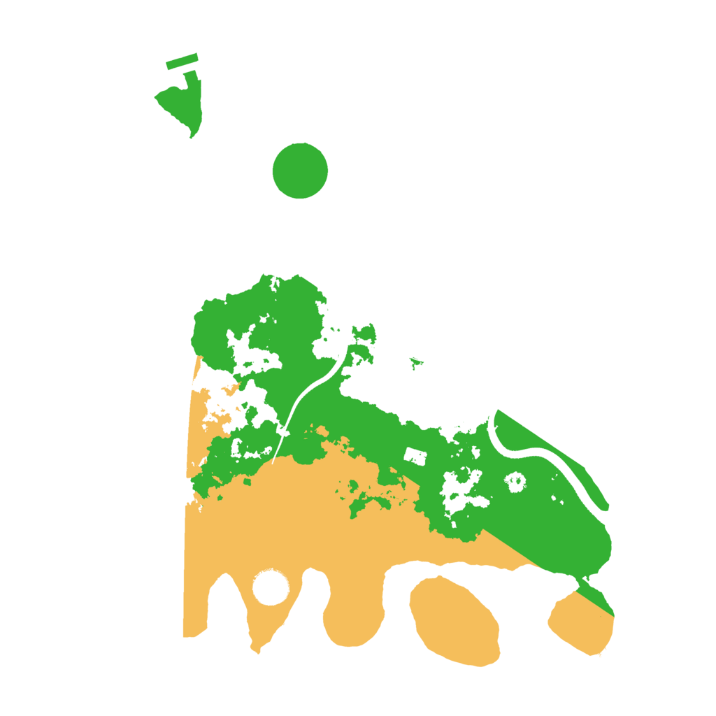 Biome Rust Map: Procedural Map, Size: 3500, Seed: 624885728