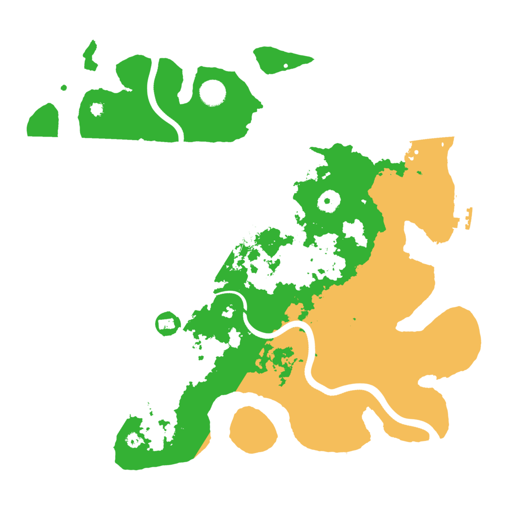 Biome Rust Map: Procedural Map, Size: 3500, Seed: 814649473