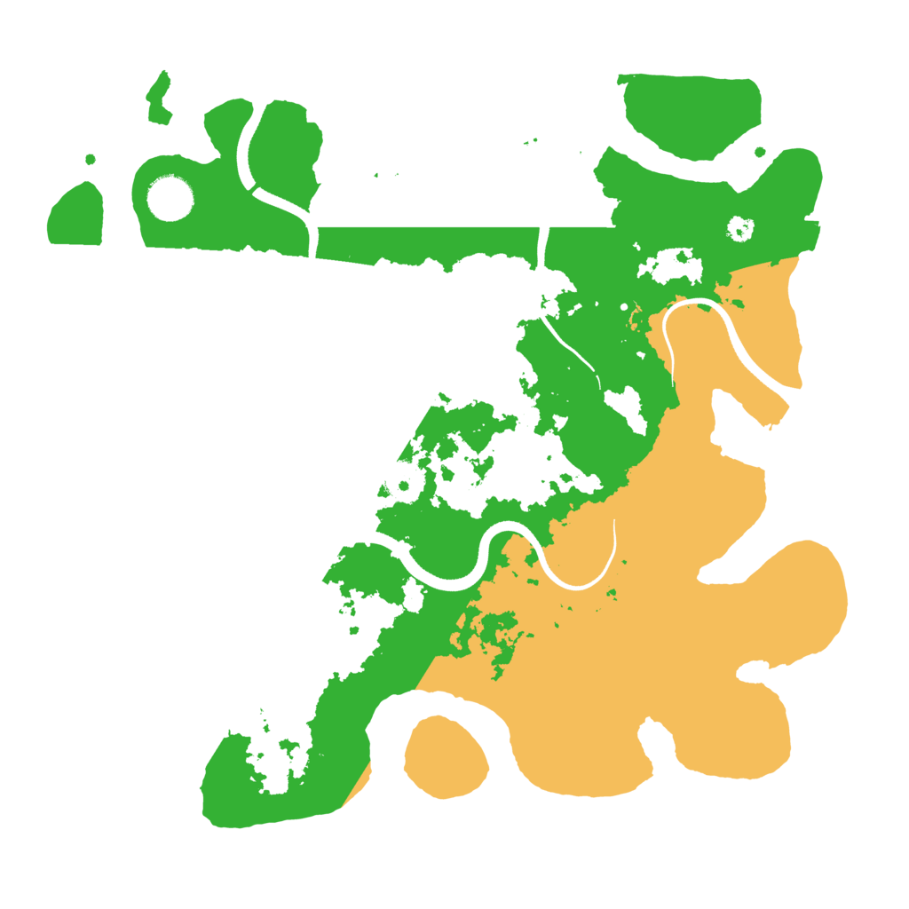 Biome Rust Map: Procedural Map, Size: 3500, Seed: 814649473