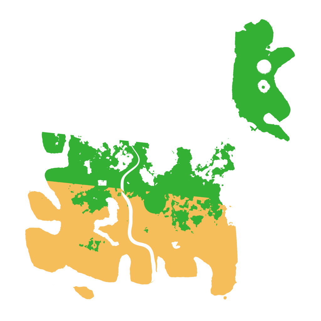Biome Rust Map: Procedural Map, Size: 4000, Seed: 57351