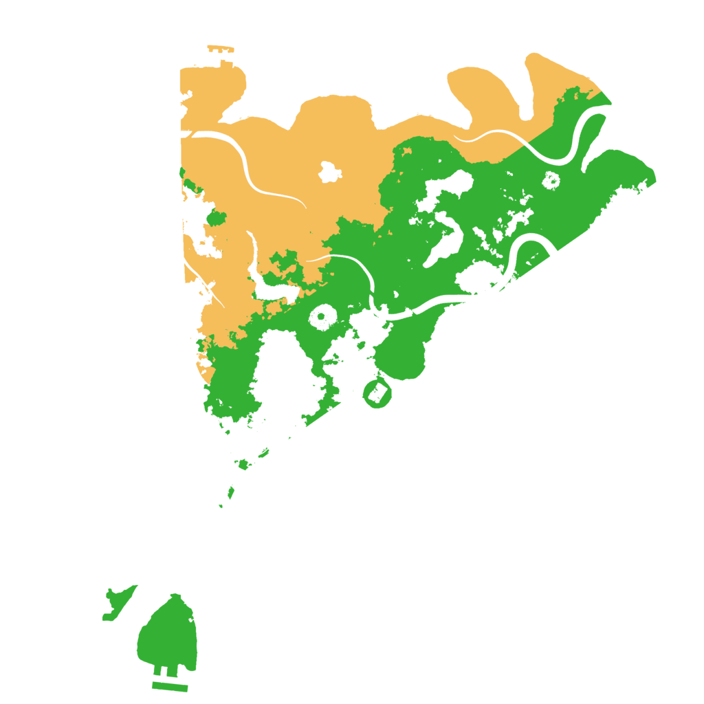 Biome Rust Map: Procedural Map, Size: 4000, Seed: 1337667
