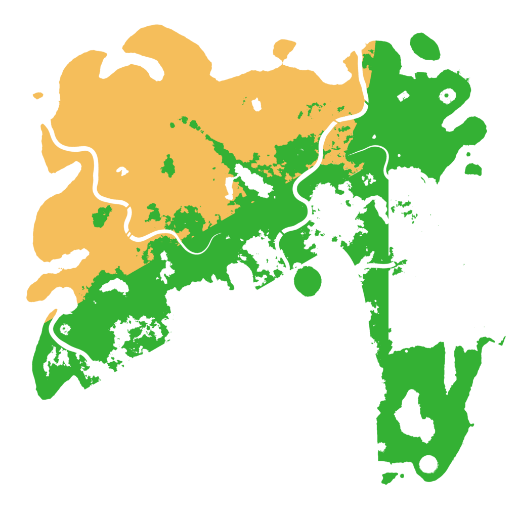 Biome Rust Map: Procedural Map, Size: 5000, Seed: 774195981