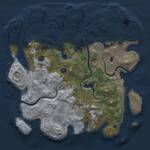 Thumbnail Rust Map: Procedural Map, Size: 4000, Seed: 698145, 12 Monuments