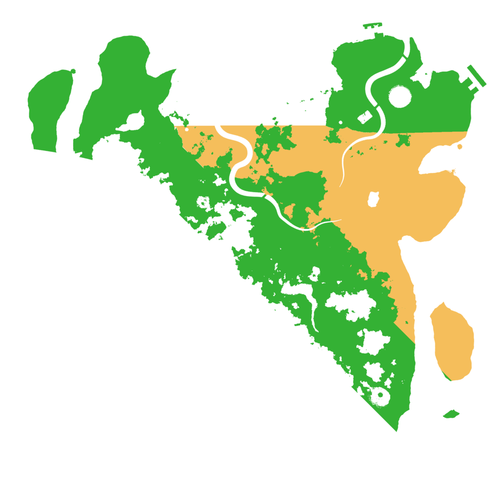 Biome Rust Map: Procedural Map, Size: 4000, Seed: 698145