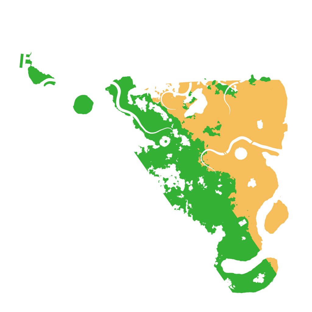 Biome Rust Map: Procedural Map, Size: 4500, Seed: 754356