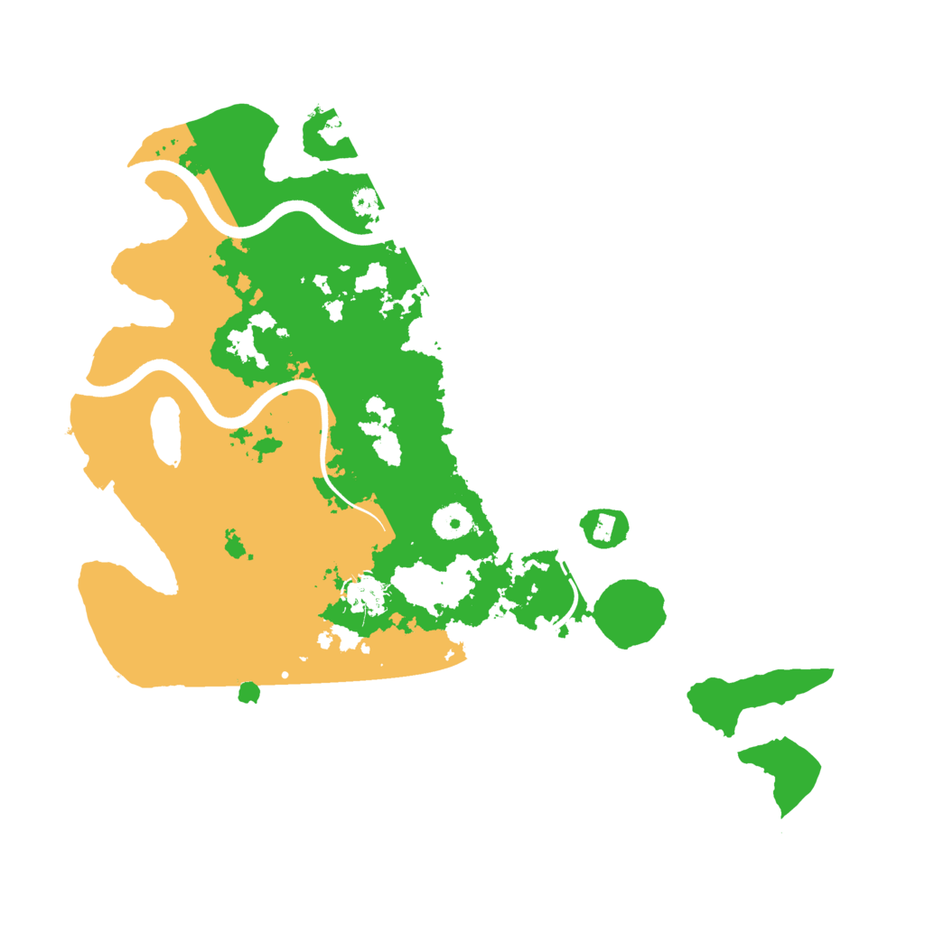Biome Rust Map: Procedural Map, Size: 3700, Seed: 905585014