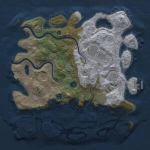 Thumbnail Rust Map: Procedural Map, Size: 3700, Seed: 905585014, 12 Monuments
