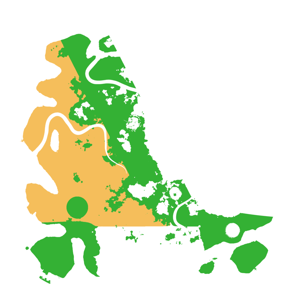 Biome Rust Map: Procedural Map, Size: 3700, Seed: 905585014