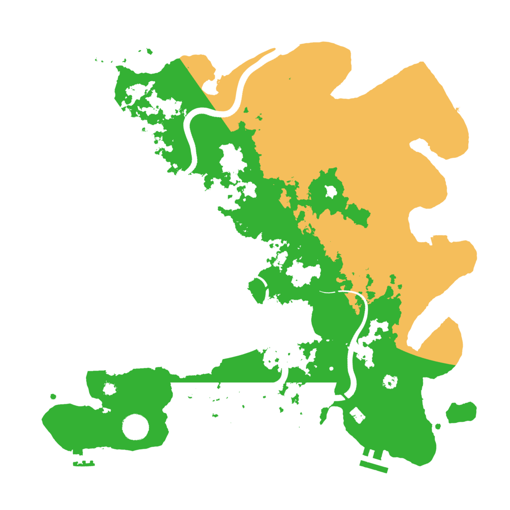 Biome Rust Map: Procedural Map, Size: 3600, Seed: 398746