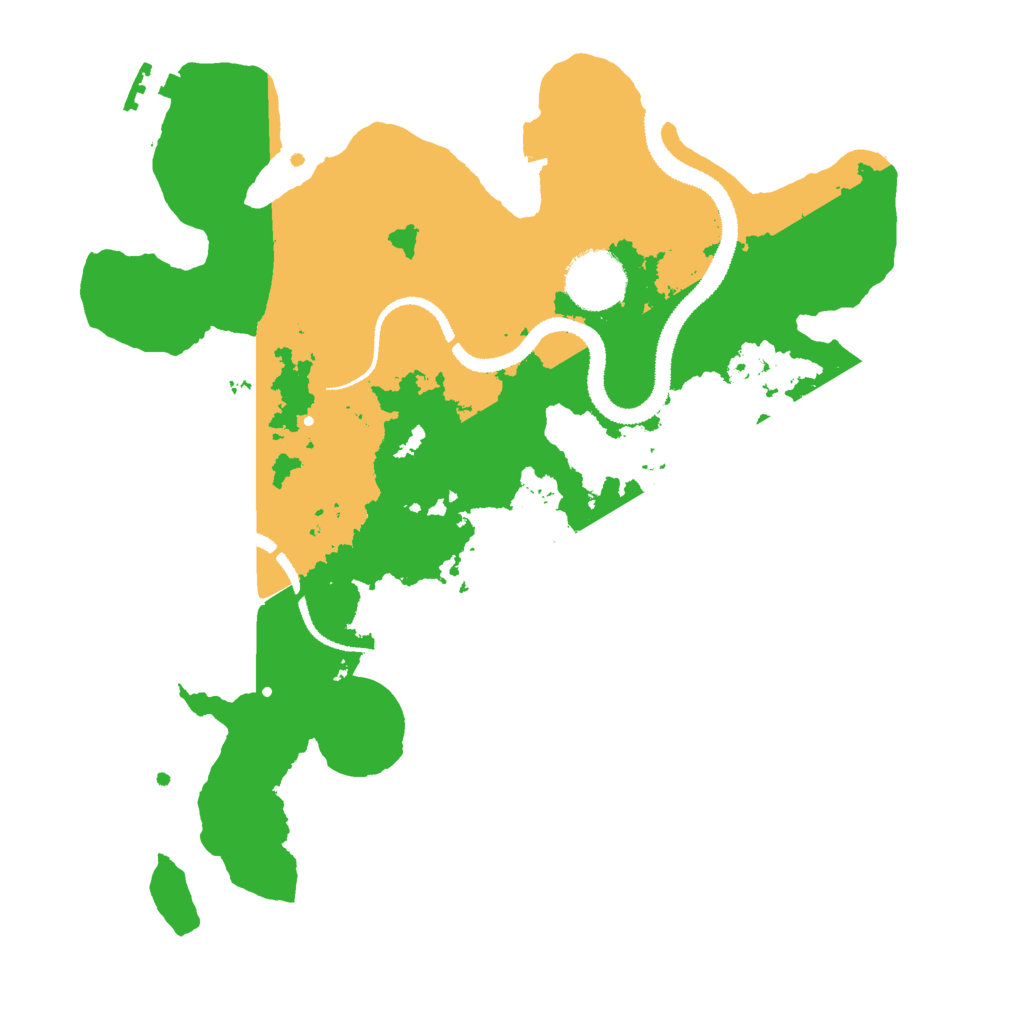 Biome Rust Map: Procedural Map, Size: 3000, Seed: 9970
