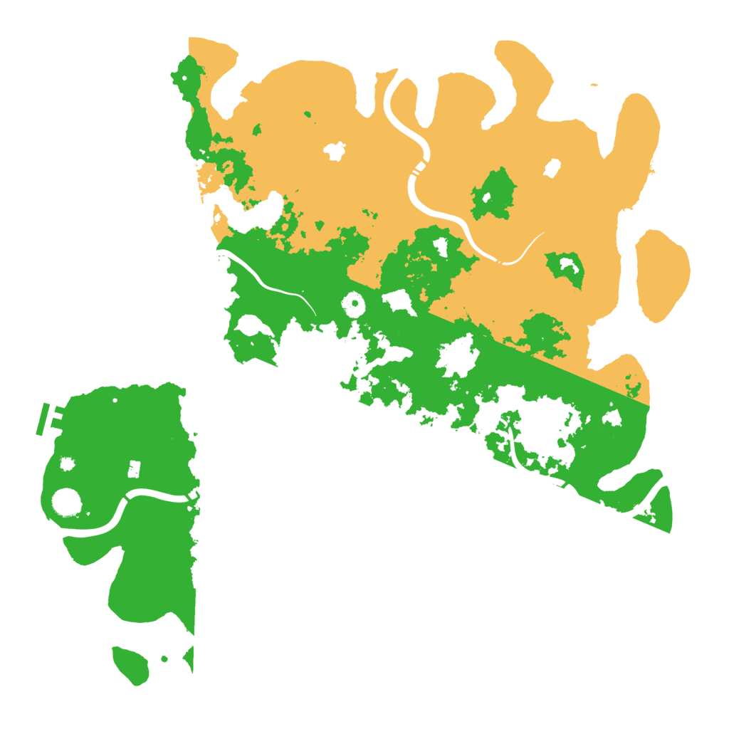 Biome Rust Map: Procedural Map, Size: 4500, Seed: 1248449071