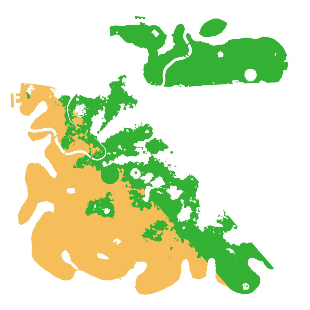 Biome Rust Map: Procedural Map, Size: 4500, Seed: 303135648
