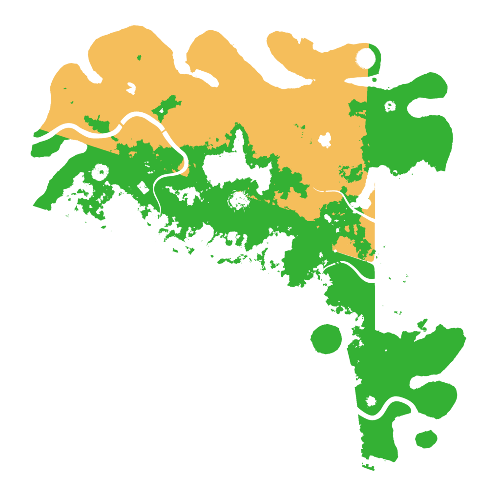 Biome Rust Map: Procedural Map, Size: 4500, Seed: 408238499