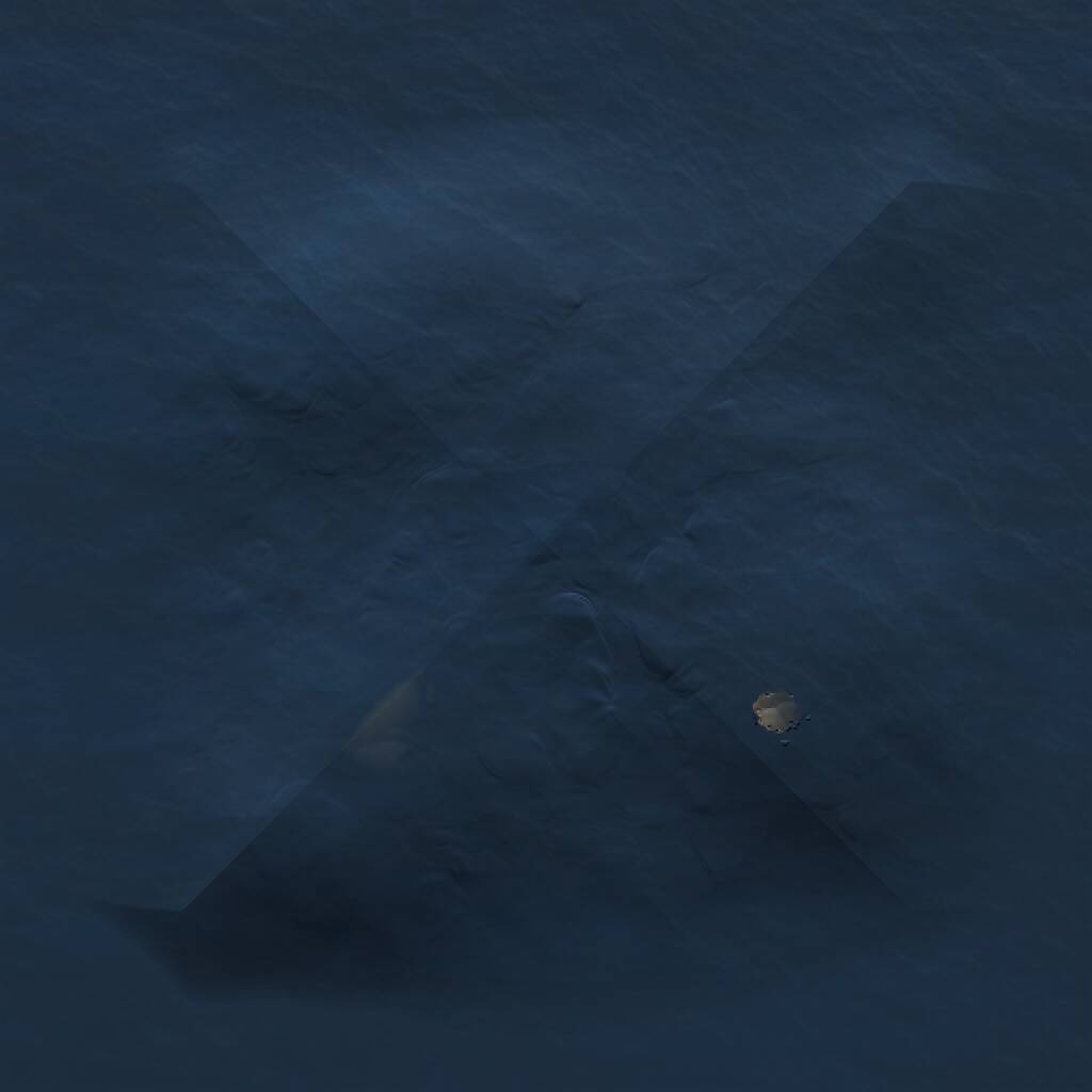 Rust Map: Procedural Map, Size: 1000, Seed: 84133, 1 Monuments