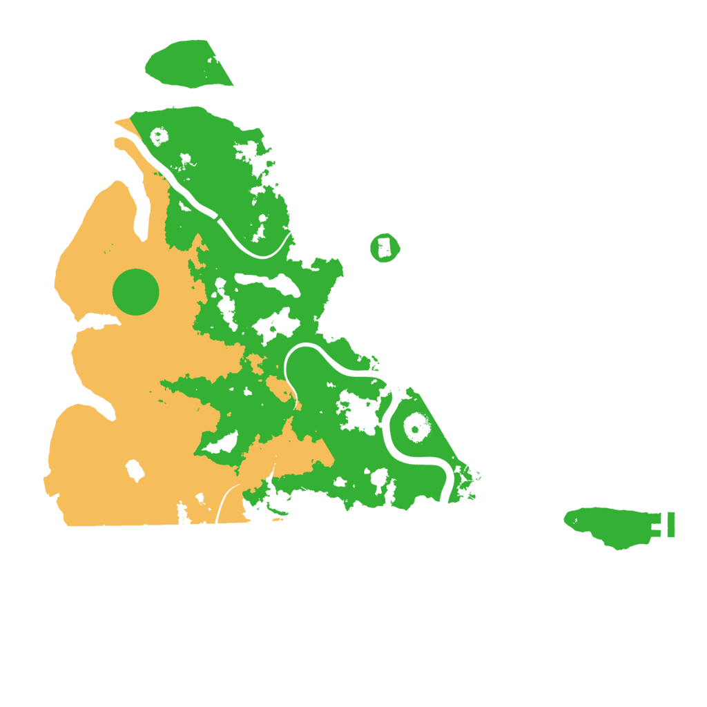 Biome Rust Map: Procedural Map, Size: 4000, Seed: 157931