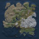 Thumbnail Rust Map: Procedural Map, Size: 4000, Seed: 1866976308, 14 Monuments
