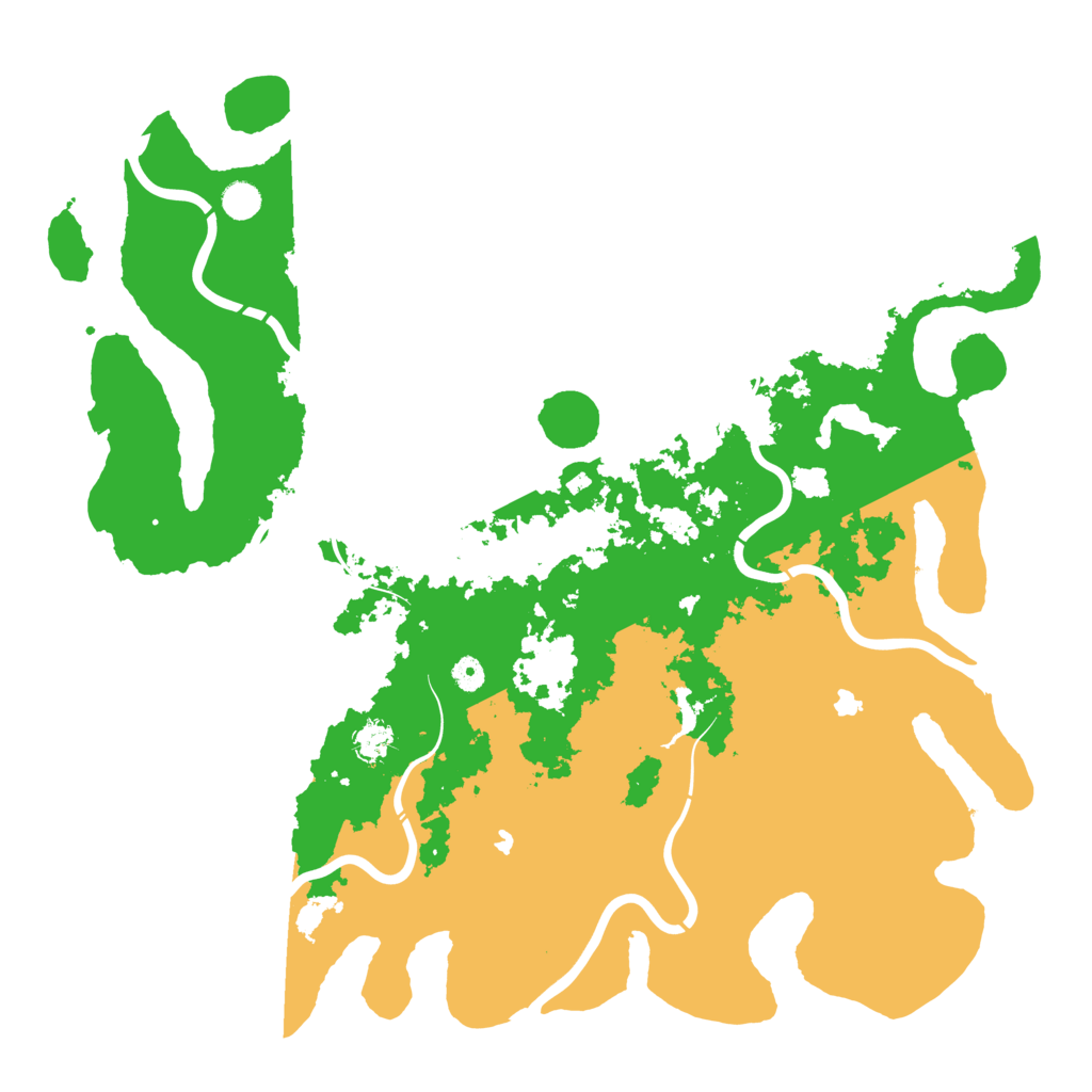 Biome Rust Map: Procedural Map, Size: 5000, Seed: 54135641