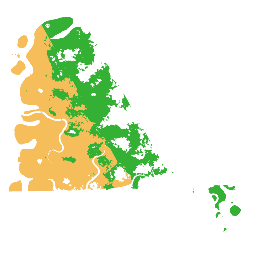 Biome Rust Map: Procedural Map, Size: 6000, Seed: 807957892