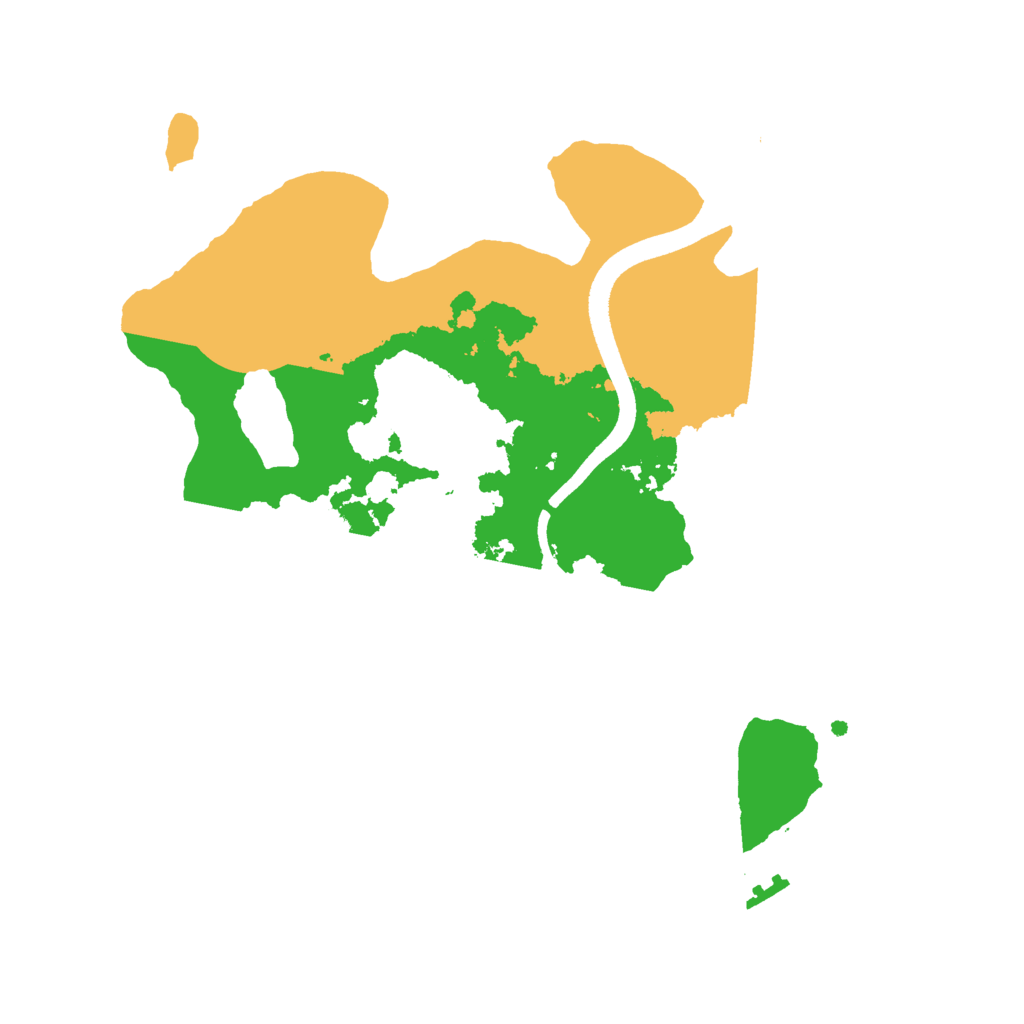 Biome Rust Map: Procedural Map, Size: 2500, Seed: 988413839