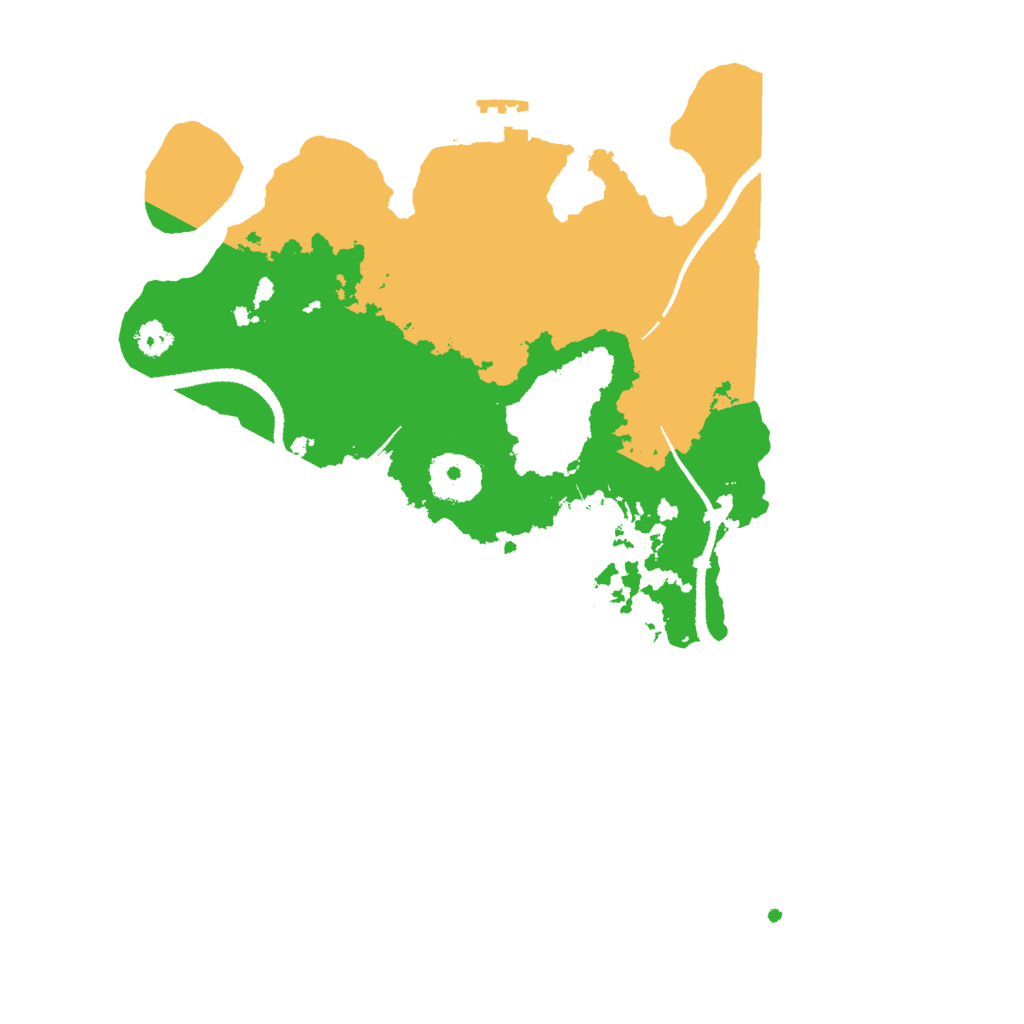 Biome Rust Map: Procedural Map, Size: 3000, Seed: 5349