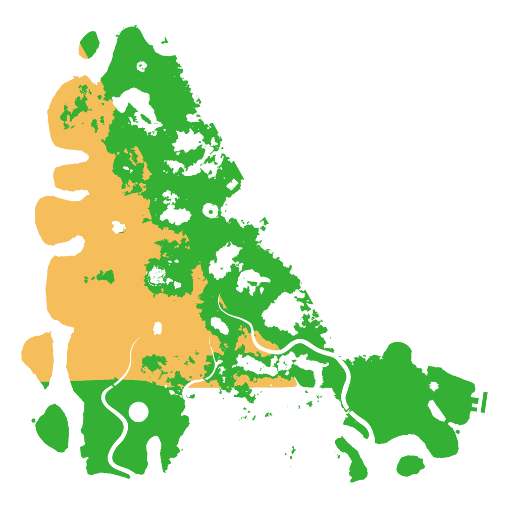 Biome Rust Map: Procedural Map, Size: 5000, Seed: 807957892