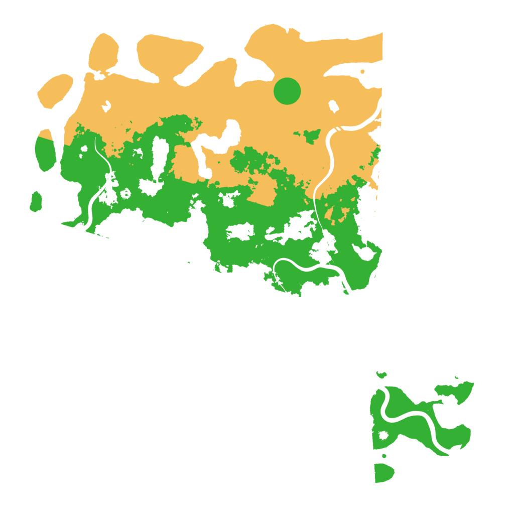 Biome Rust Map: Procedural Map, Size: 5000, Seed: 1089306