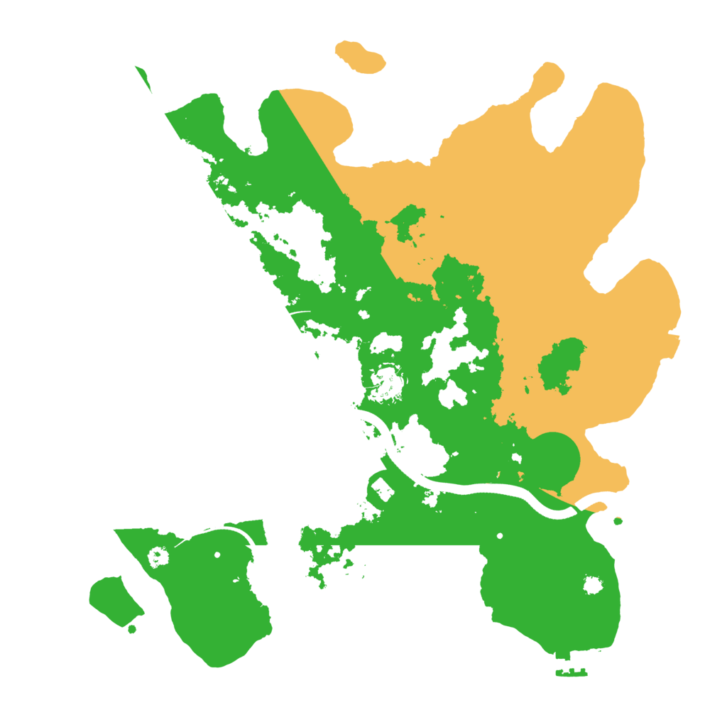 Biome Rust Map: Procedural Map, Size: 3500, Seed: 508000387