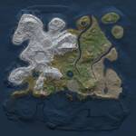 Thumbnail Rust Map: Procedural Map, Size: 3000, Seed: 24814, 8 Monuments