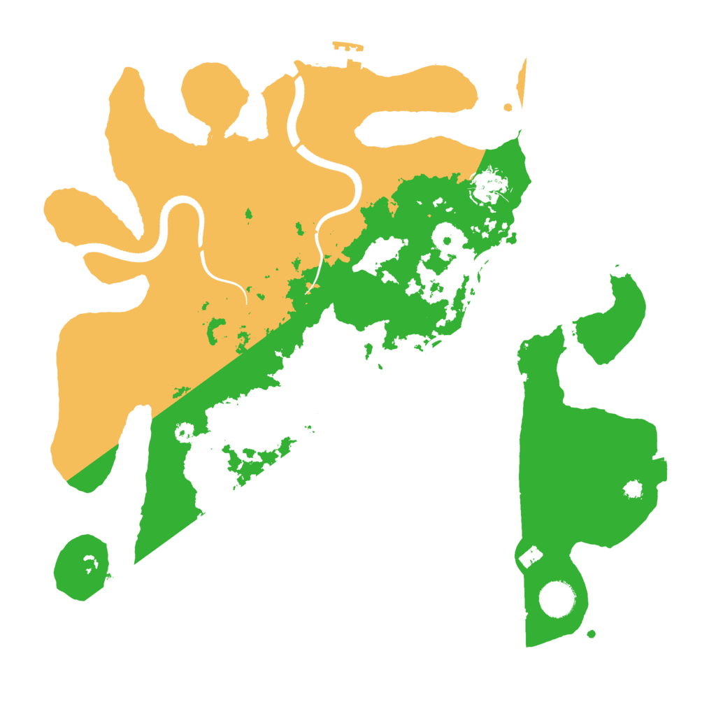 Biome Rust Map: Procedural Map, Size: 3500, Seed: 234048249