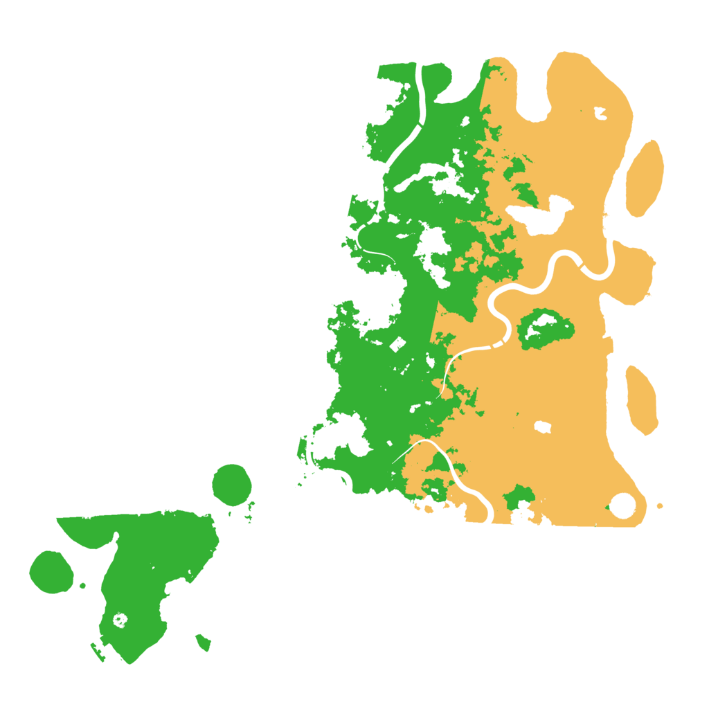 Biome Rust Map: Procedural Map, Size: 5000, Seed: 1856