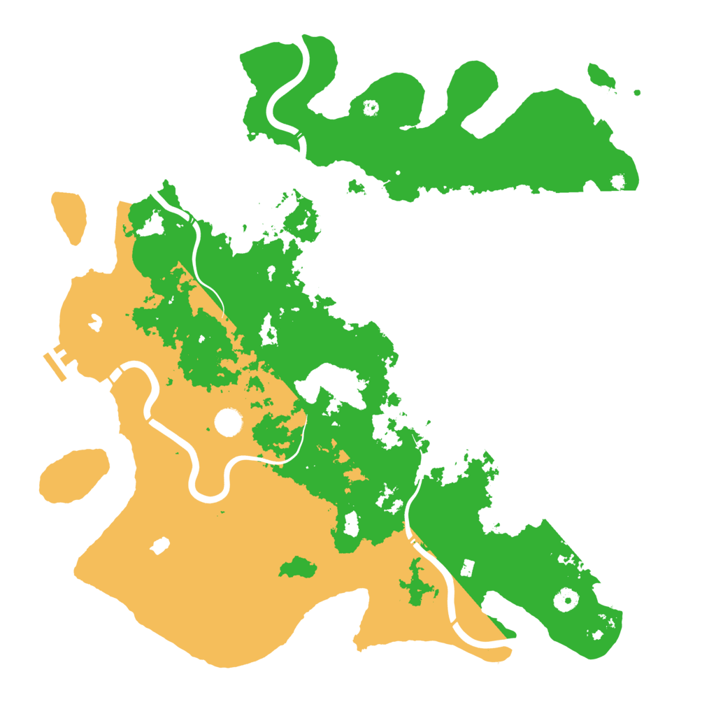 Biome Rust Map: Procedural Map, Size: 4500, Seed: 317326106