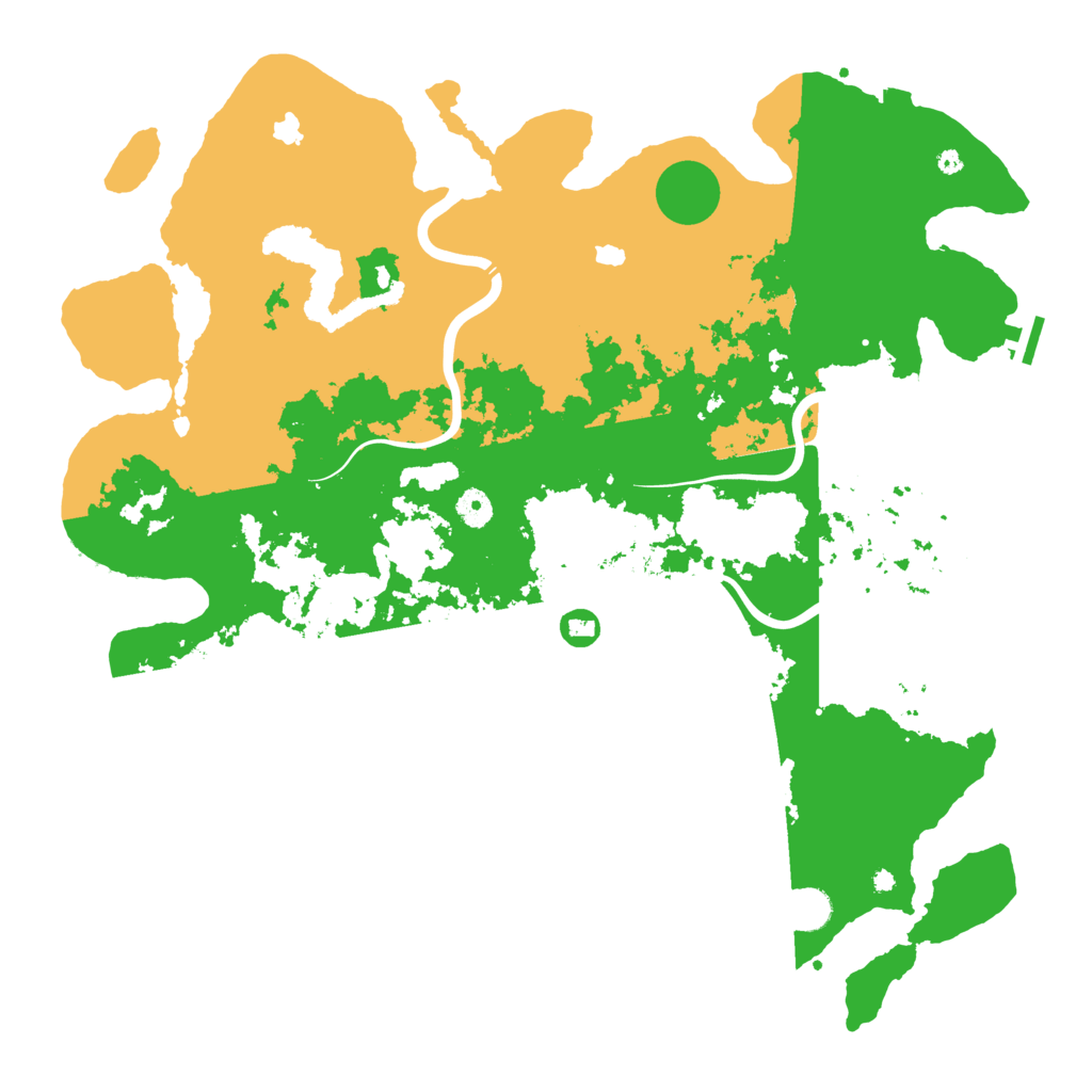 Biome Rust Map: Procedural Map, Size: 4500, Seed: 731698686