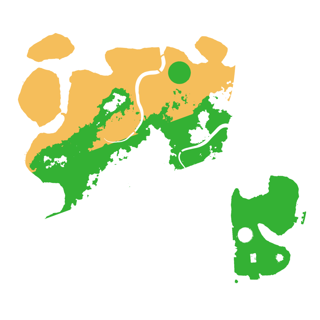 Biome Rust Map: Procedural Map, Size: 3750, Seed: 93521013
