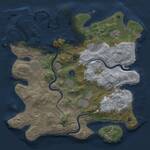 Thumbnail Rust Map: Procedural Map, Size: 3900, Seed: 391475366, 15 Monuments