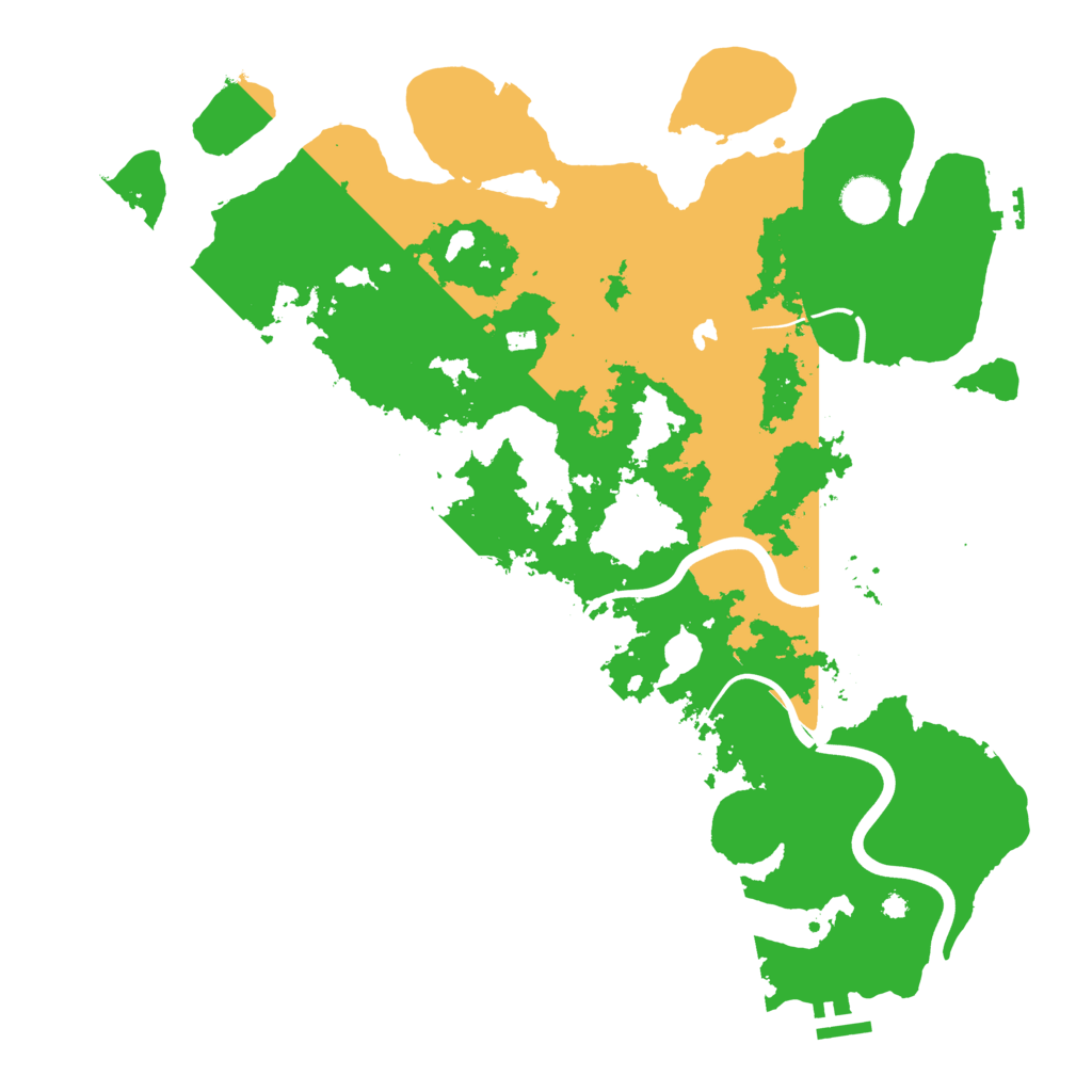 Biome Rust Map: Procedural Map, Size: 4000, Seed: 90047769