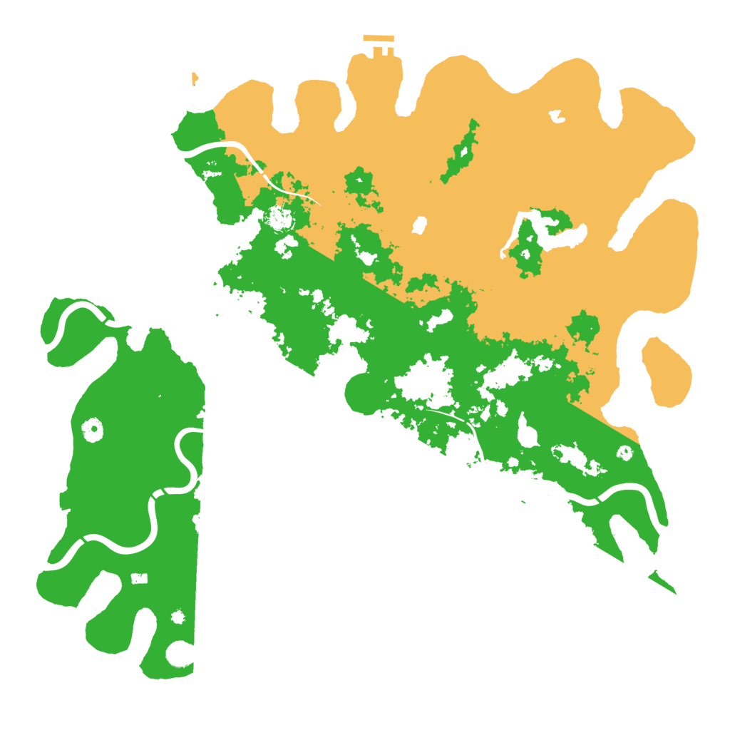 Biome Rust Map: Procedural Map, Size: 4800, Seed: 561109095
