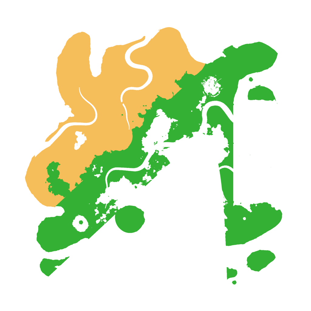 Biome Rust Map: Procedural Map, Size: 3000, Seed: 431261227