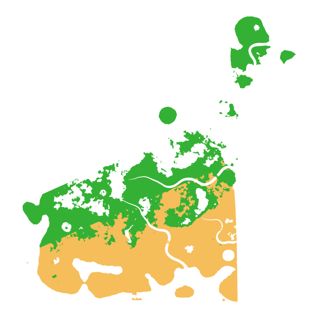 Biome Rust Map: Procedural Map, Size: 5000, Seed: 31875