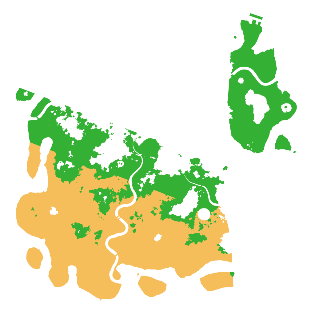 Biome Rust Map: Procedural Map, Size: 4800, Seed: 799775148