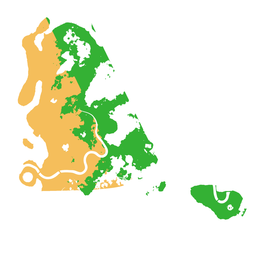 Biome Rust Map: Procedural Map, Size: 4500, Seed: 1251235
