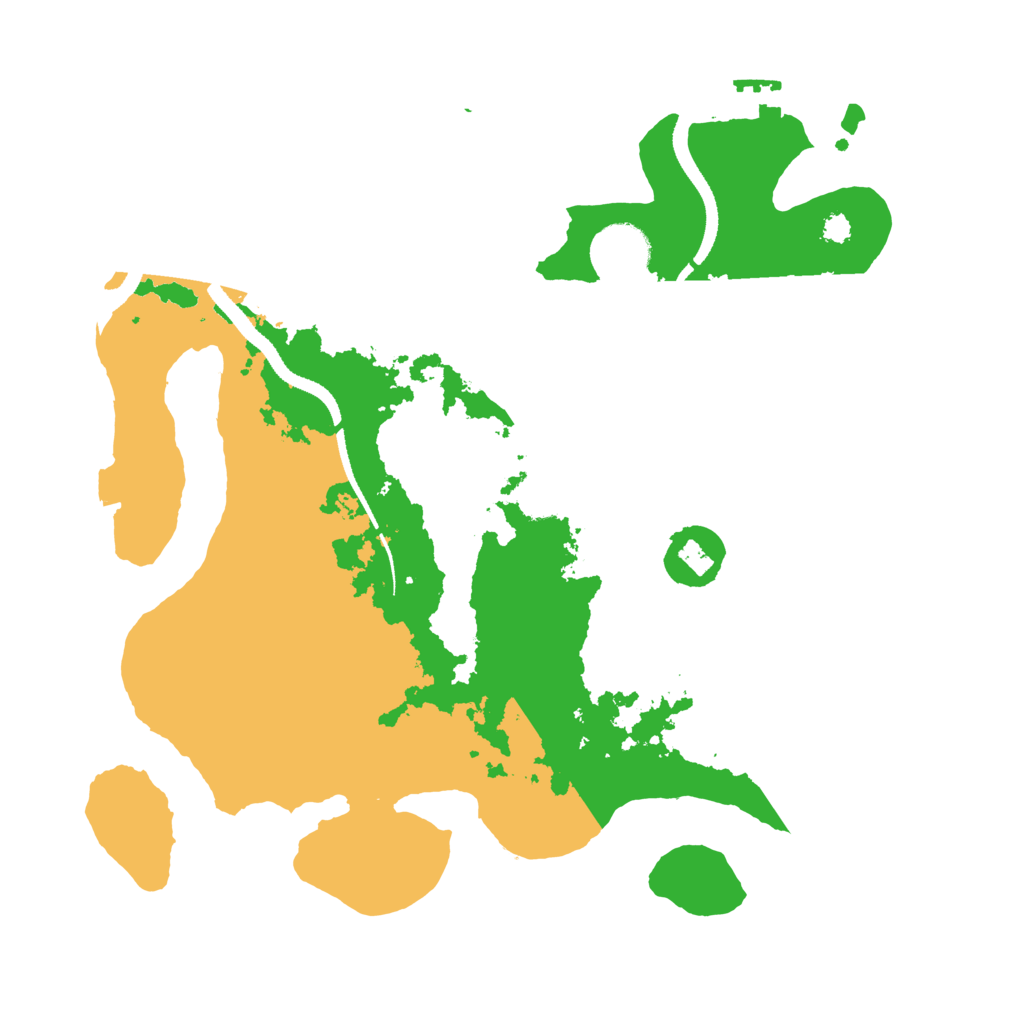 Biome Rust Map: Procedural Map, Size: 3250, Seed: 2096280188