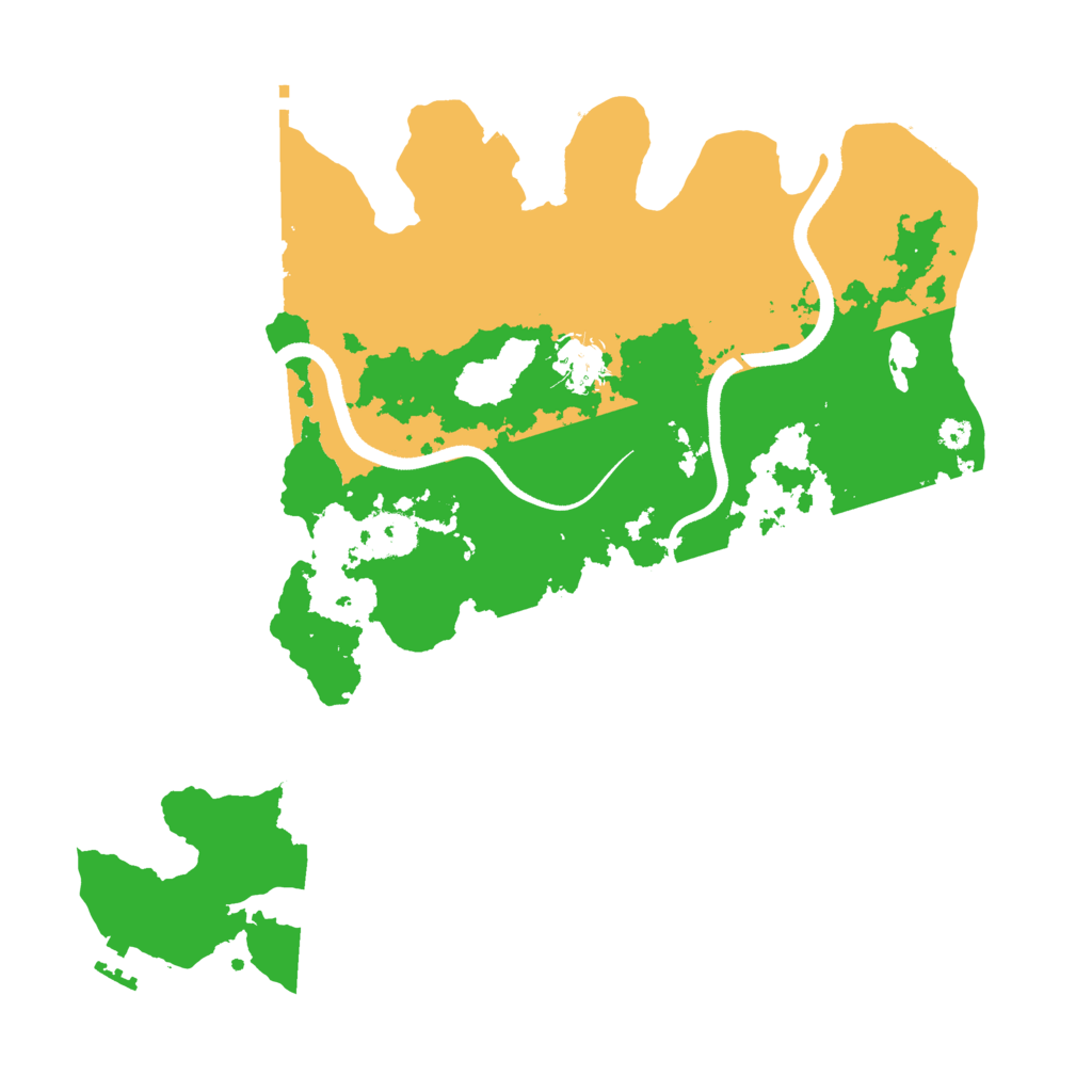 Biome Rust Map: Procedural Map, Size: 3500, Seed: 1186431797